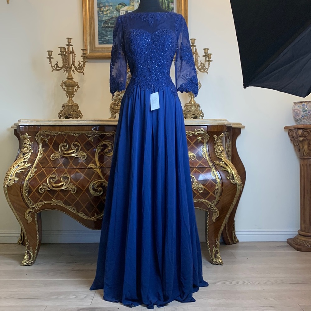 Women’s formal mother of bride evening prom dress
